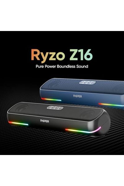 Faster مكبر صوت Ryzo Z16 - مكبر صوت لاسلكي بقوة 16 واط