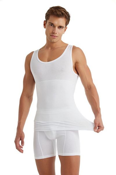 imer Men's Abdominal and Belly Slimming Corset Undershirt