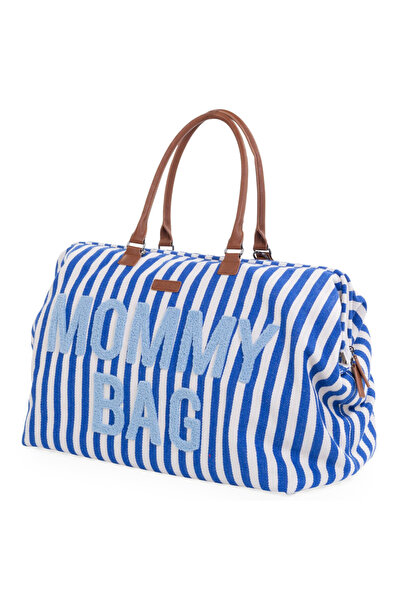 CHILDHOME Geanta de infasat Mommy Bag Albastru/Alb