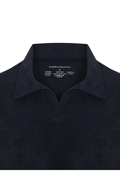 simpleQloth Qsimple Polo Towel Luxe Touch ™   – Muscle up Fit Towelling Polo T-Shirt