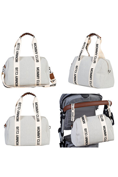 CHILDHOME Geanta de infasat Mommy Club Alb