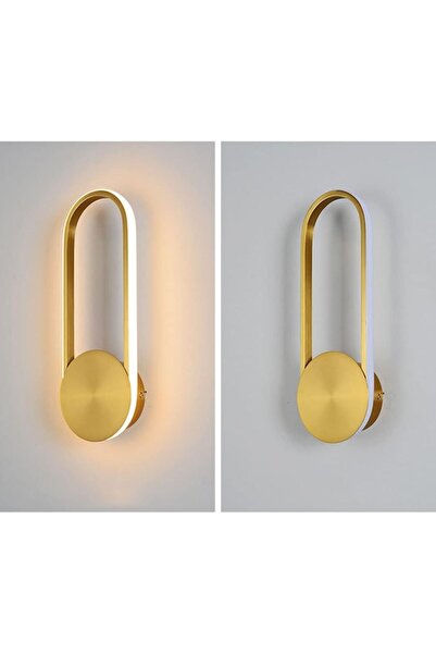 LUXXO Aplica echipata cu LED, 12W, lumina calda (3000K), 48x15x2cm, Gold