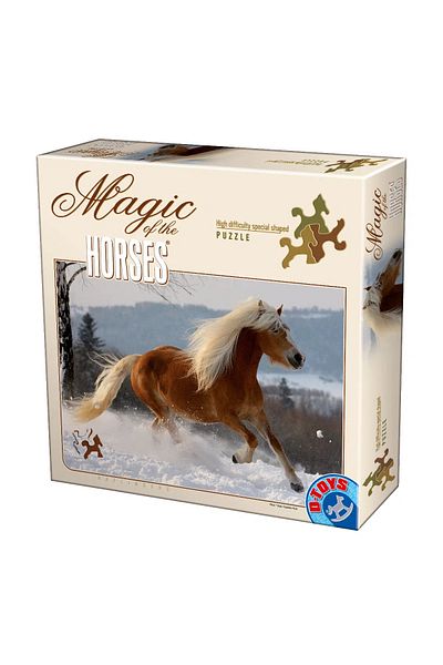 D-Toys Puzzle Magic of the Horses - Haflingers - 2 - Puzzle Special 239 piese