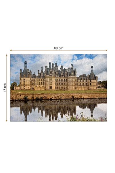 D-Toys Chambord Castle Puzzle - Adult Puzzle 1000 Pieces - French Castles