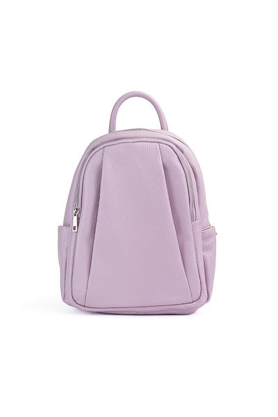 Posete Fagaras Timeea Leather Backpack - Lilac, Genuine Leather Backpack, Backpack, Genuine Leather, Leather Backpack