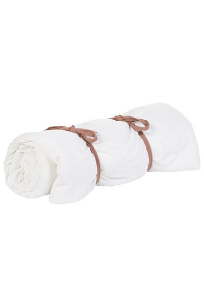 CHILDHOME Quilted blanket 140x100 cm Jersey, Ecru
