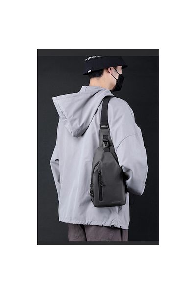 OBRALIX Multifunctional Backpack Crossbody Waterproof with 4 Pockets