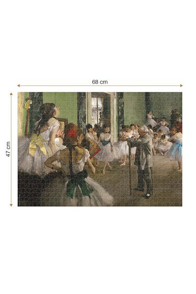 D-Toys Edgar Degas Puzzle - Adult Puzzle 1000 Pieces - The Ballet Class