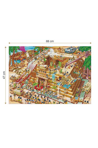 D-Toys Egyptian Pyramid Puzzle - Adult Puzzle 1000 Pieces - Cartoon Collection
