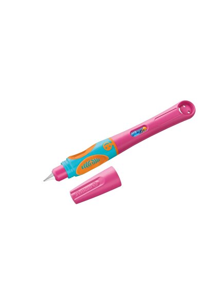 Pelikan Stilou Griffix pentru stângaci, culoare roz încântător, material plas...