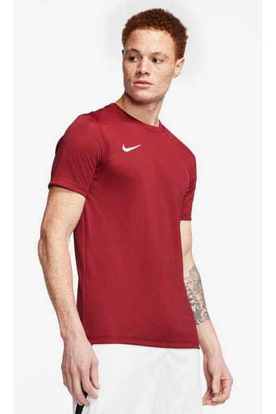 Nike Men's T-Shirt Dri-Fit Park Vii Jersey Back Mesh Sweat-Wicking Men's Jersey T-Shirt Sports T-Shirt