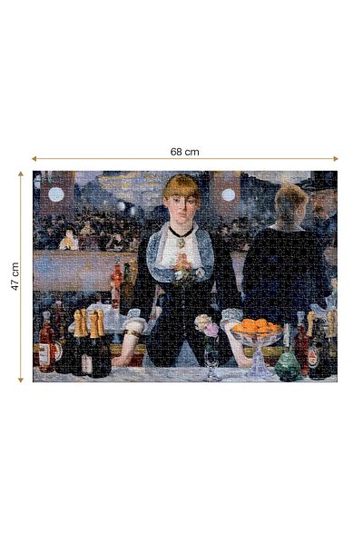 D-Toys Édouard Manet Puzzle - Adult Puzzle 1000 Pieces - A Bar at the Folies-Bergere