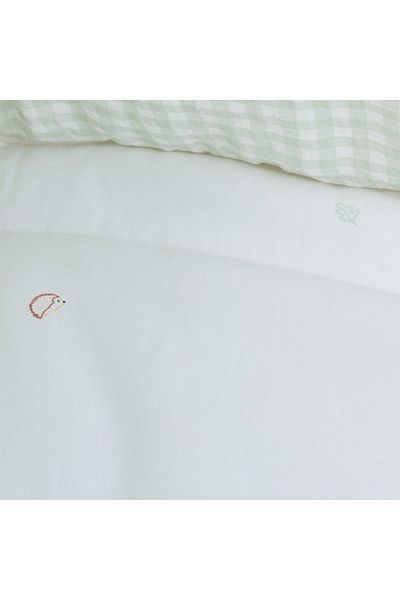 CHILDHOME Playmat 75x95 cm Jersey/Muslin Green