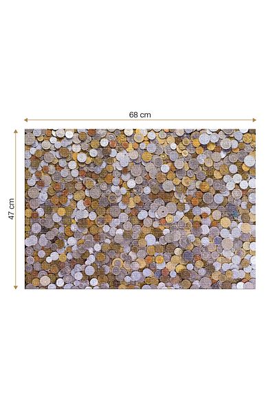 D-Toys Puzzle Coins - Adult Puzzle 1000 Pieces - Vintage Posters