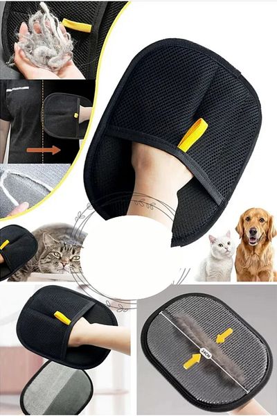 AYGÖREN HOME Double Sided Static Cat Dog Hair Collector Lint Removal Gloves Clothes Carpet Lint Remover