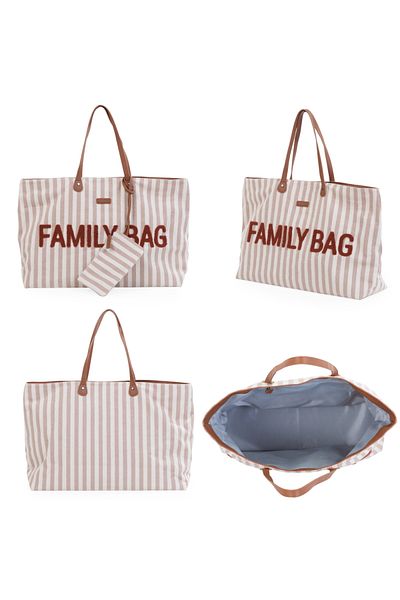 CHILDHOME Geanta Family Bag Nude/Alb