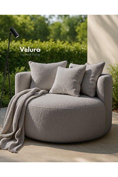 Velura Home & Living Miz Berjer & Puf & Armut & Tekli Koltuk & Dinlenme Koltu...