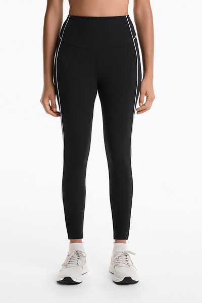 Oysho Comfortlux high rise piping 65cm ankle-length leggings