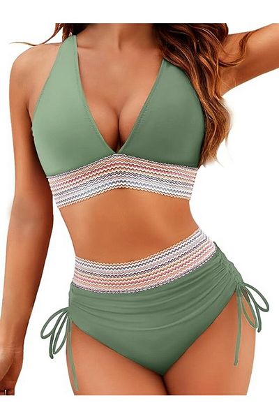 Evolyline 2-piece high-waisted swimsuit,