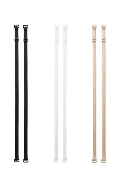 Arma Yıldız Γυναικείο λουράκι σουτιέν Λευκό Μαύρο Skin 3 Pack Ρυθμιζόμενο Αντιολισθητικό