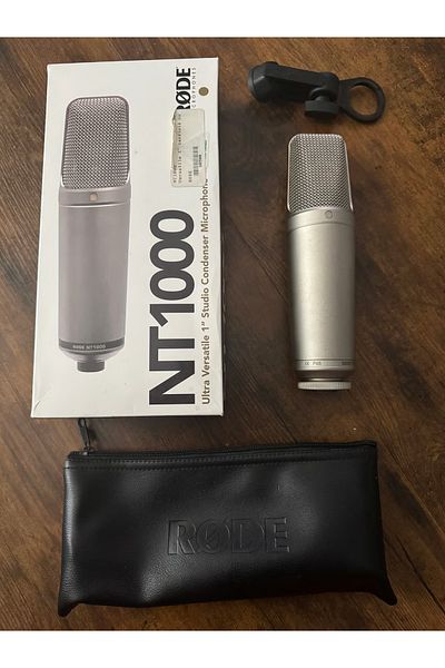 Rode Large Diaphragm Condenser Microphone NT1000 Gold