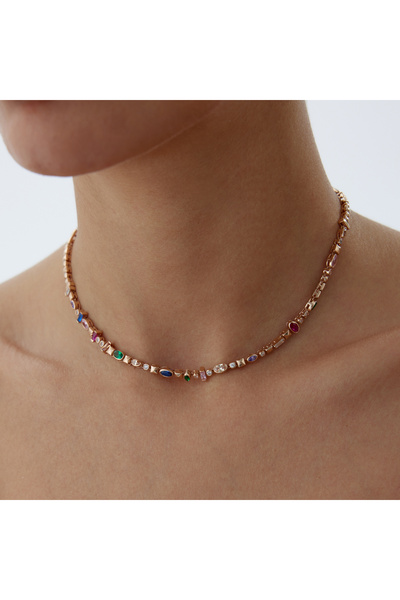 Cherry by Özkonak Colorfull Stone Kolye