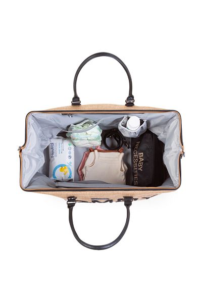 CHILDHOME Geanta de infasat Mommy Bag Raffia