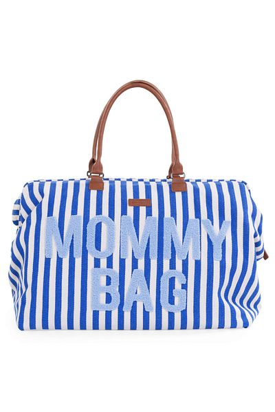 CHILDHOME Geanta de infasat Mommy Bag Albastru/Alb