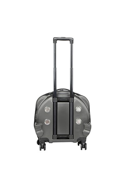 PLM Ice Pet Tekerlekli Çekçekli Kedi Köpek Taşıma Valizi, 42x44 x23 cm, Siyah