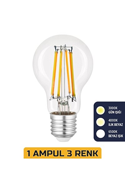 Heka ERD-261 A60 220V 6W 3 RENK E27 LED AMPUL