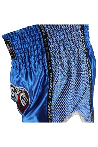 Dragondo MT3076 Shiny Muay Thai Mavi Kick Boks Şortu