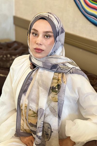 Tesettür Diyarı شال لورينكا بنمط لينا
