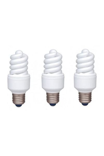 PANASONIC Set 3 becuri economice EFD13E282V-3, putere 13W, echivalent cu becuri incandescente de 60W