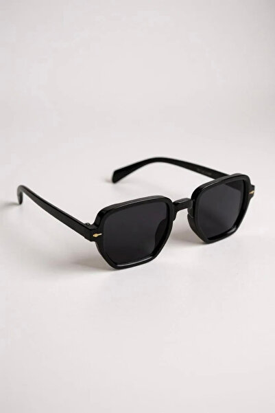 Eyesofia Saint Unisex Black Sunglasses