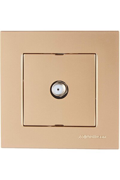 Mutlusan RİTA TV PRİZİ F DİŞİ ANTİK ALTIN (ÇERÇEVE DAHİL)