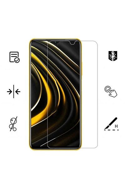 HTstore واقي شاشة نانو أزرق متوافق مع هاتف Redmi 9T من Xiaomi