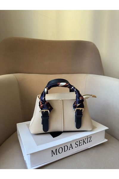 Moda Sekiz Mini șal pentru femei, cu accesorii, geantă de mână și de umăr