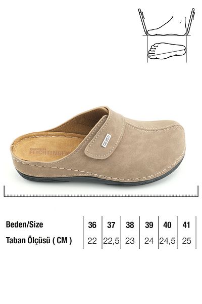 GEZER Feıchtıngen Branț de vară pentru femei din piele naturală, cu velcro, reglabil, talpă confortabilă, transpirație zilnică