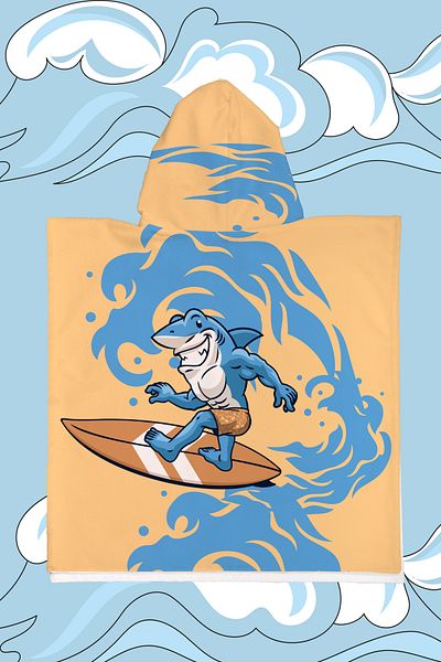 Evdek منشفة الشاطئ للأطفال من King Of Surfing