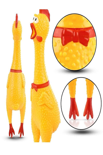 Valdora Komik Sesli Oyuncak Horoz – Sıkınca Öten Oyuncak 35cm