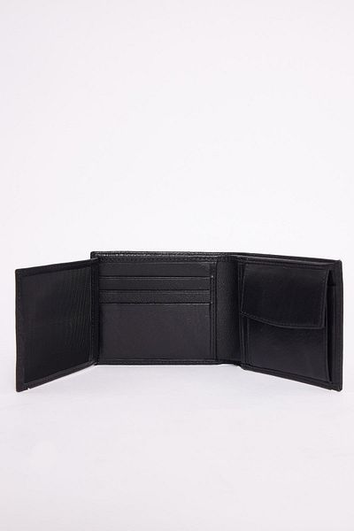 Tudors Genuine Leather Men's Black Wallet