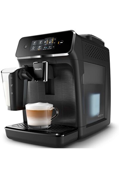 Philips Coffee Maker, Philips, 1500W, 3 types of beverages, Touchscreen, Milk Frother, 1.8L, Black