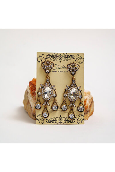 CHARM Cercei „Solar Echo” – Discuri aurii texturate cu cerc central