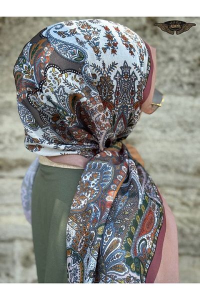 ALDAİR Viscose Pajmera 110 Grams with Pattern Kashmir3