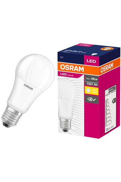 Osram Bec LED Osram, E27, 13W (100W), 1521 lm, Lumină caldă (2700K), Clasa energetică F