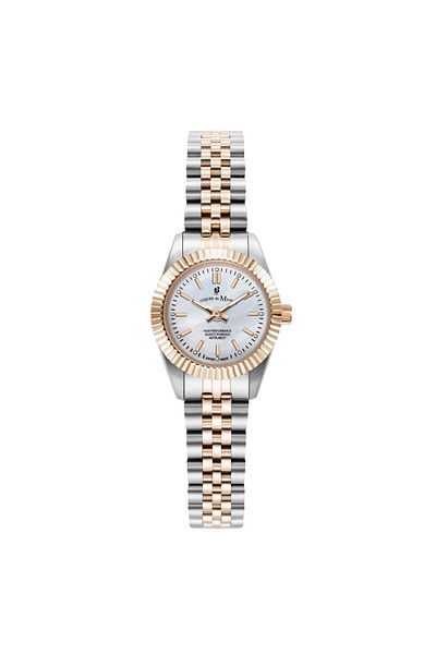 JACQUES DU MANOIR Inspiration 22mm White MOP Women's Watch JWL05103
