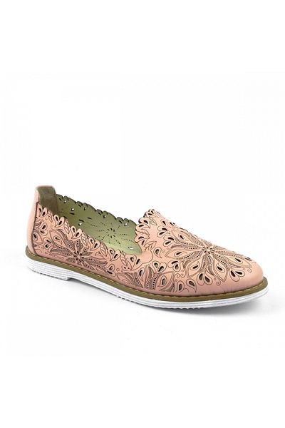 ZAZAMAG Women's casual shoes made of natural leather Estina, pink