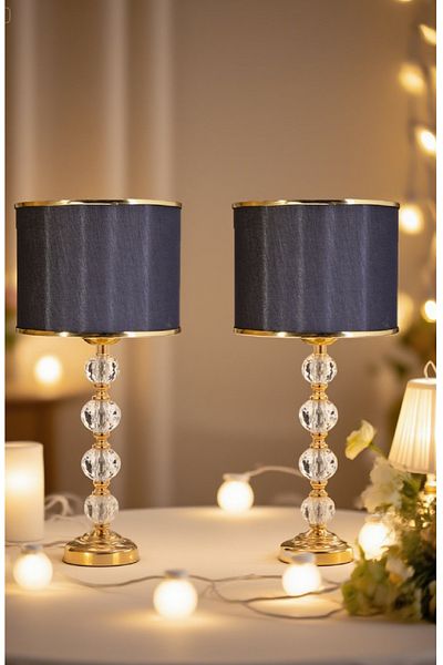 571 Store 2 Pcs Glass Stone Series Table Lamp Shade-Night Lamp - Decor Lighting
