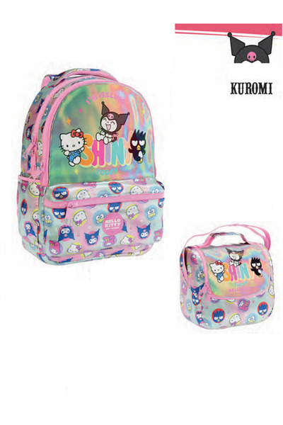 kuromi Geantă de școală pentru copii Hello Kitty - Rucsac / Geantă de lux cu ...