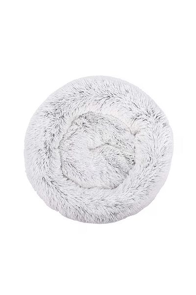 OEM Culcuș pentru animale de companie, căptușit, diametru 40 cm, detașabil, ușor de spălat, Gri